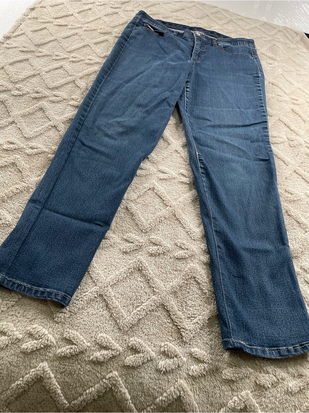 JM Collection Dark Blue Denim Jeans Size 12
Casual